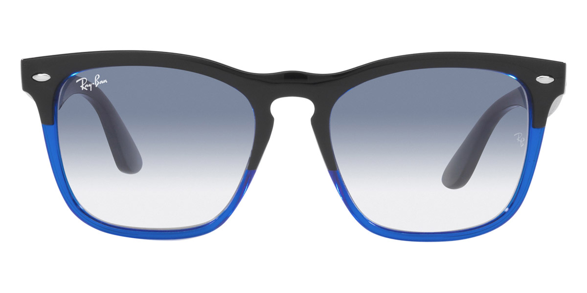 Ray-Ban™ Steve RB4487 663219 54 - Black on Transparent Blue