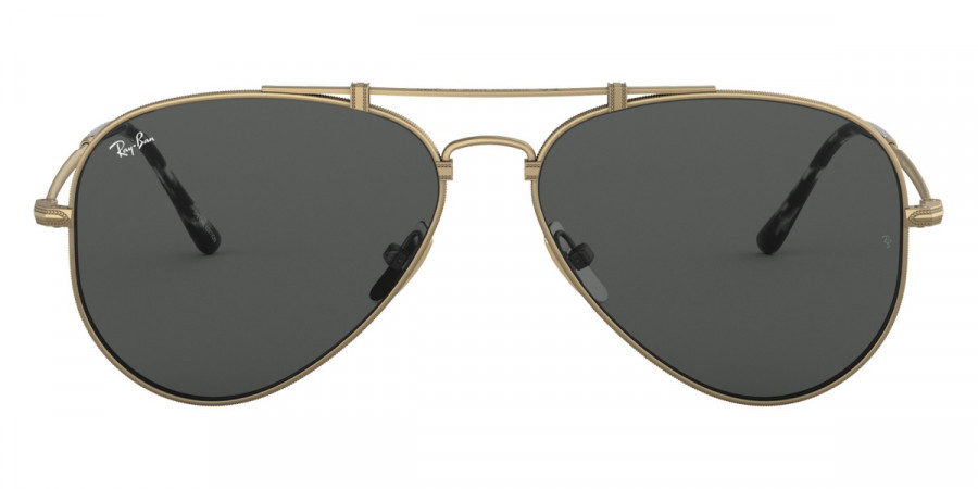 Ray-Ban™ Titanium RB8125 913757 58 - Demi Gloss Antique Arista