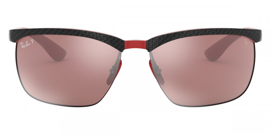 Ray-Ban™ RB8324M F050H2 64 - Carbon/Rubber Red Ferrari