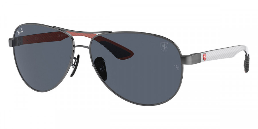 Ray-Ban™ RB8331M F09387 61 - Gunmetal and Allutex Gray and Red