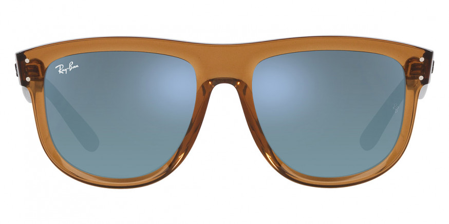 BOYFRIEND REVERSE Sunglasses in Transparent Brown and Brown