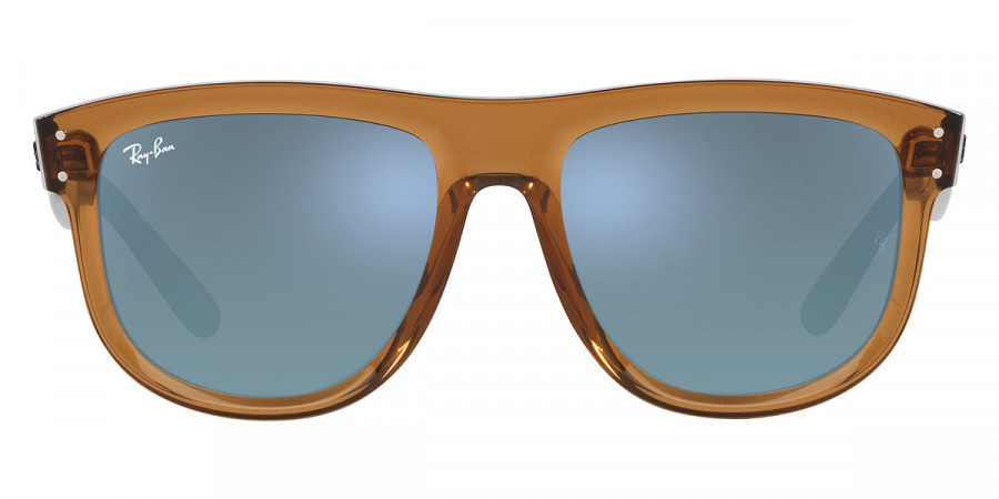 Ray-Ban™ Boyfriend Reverse RBR0501S 6711GA 56 - Transparent Camel Brown