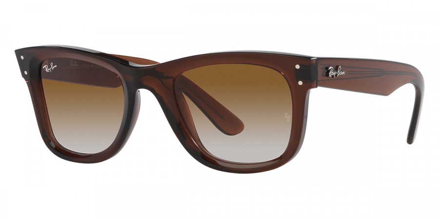 Color: Transparent Brown (6709CB) - Ray-Ban RBR0502S6709CB50