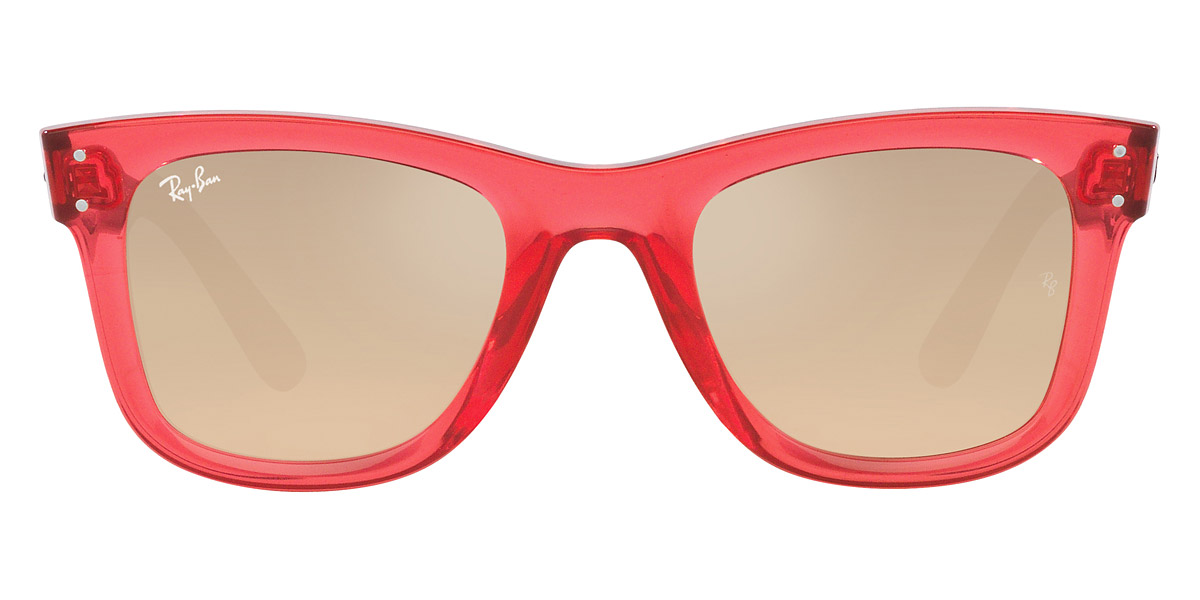 Ray Ban Wayfarer Reverse Sunglasses 67132O Transparent Red