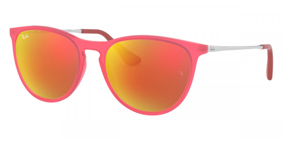 Color: Fuchsia Fluorescent Transparent Rubber (70096Q) - Ray-Ban RJ9060S70096Q50