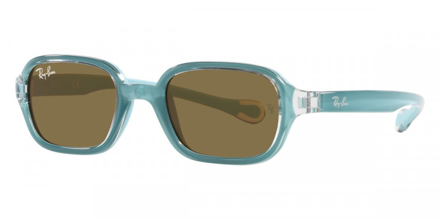 Color: Light Blue on Rubber Light Blu (709773) - Ray-Ban RJ9074S70977341