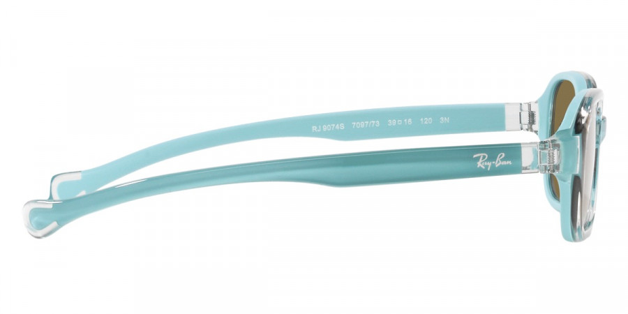 Color: Light Blue on Rubber Light Blu (709773) - Ray-Ban RJ9074S70977341