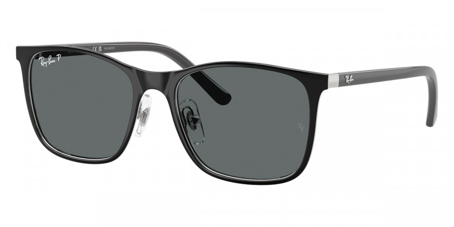 Ray-Ban™ RJ9551S 295/81 48 - Black on Silver/Gray