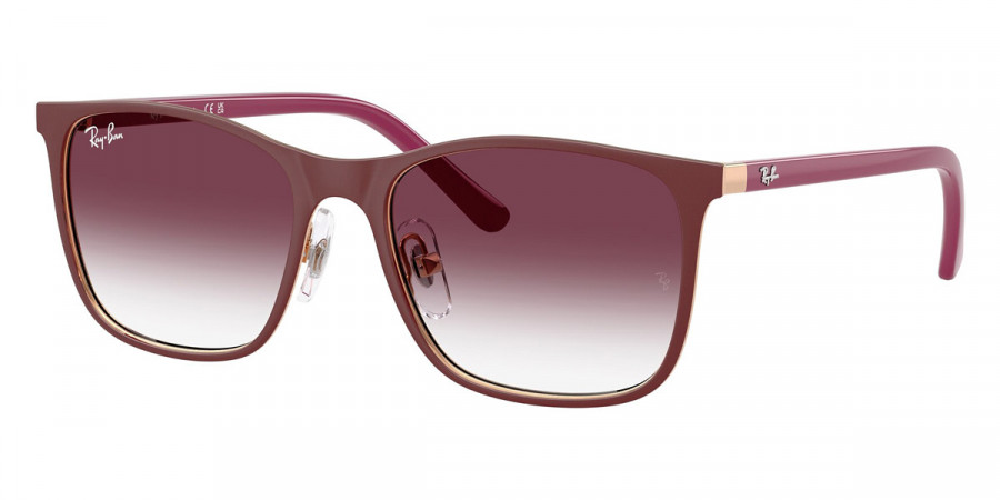 Ray-Ban™ RJ9551S 296/8H 48 - Bordeaux on Rose Gold/Fuchsia