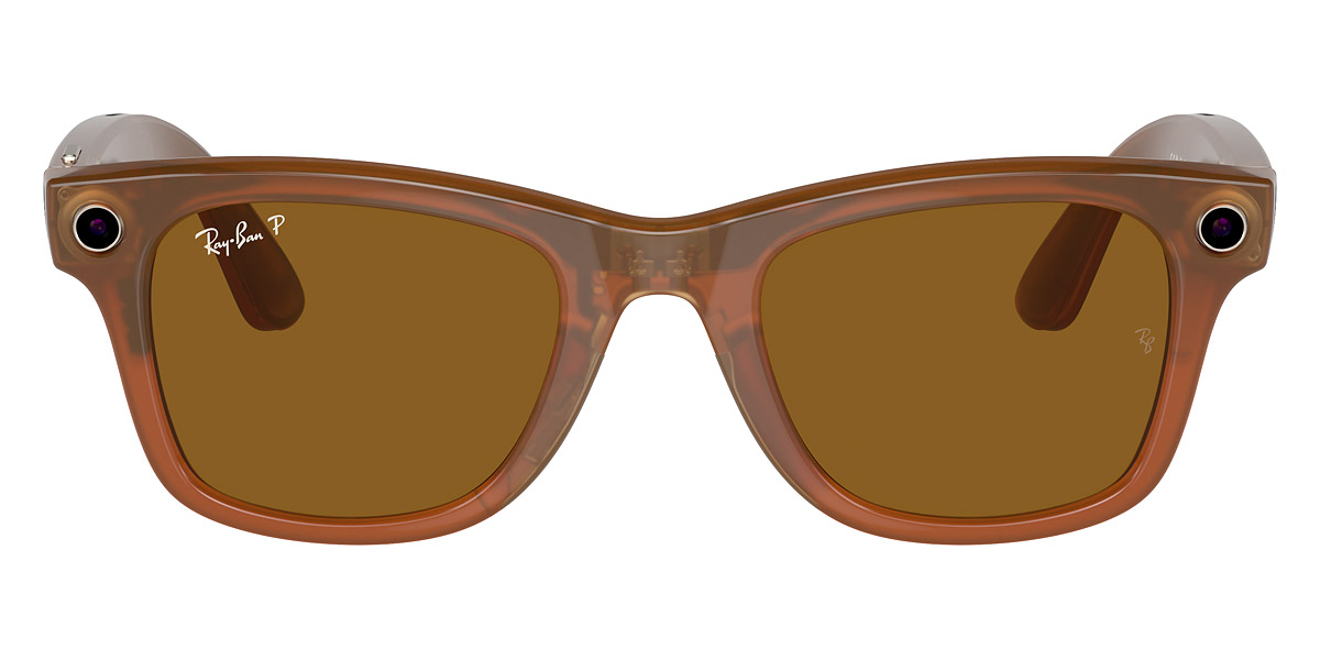 Ray-Ban™ Meta Wayfarer RW4008 670683 53 - Shiny Caramel