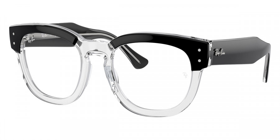 Ray-Ban™ Mega Hawkeye RX0298V 2034 50 - Black on Transparent