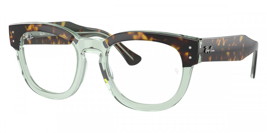 Ray-Ban™ Mega Hawkeye RX0298V 8249 50 - Havana on Transparent Green