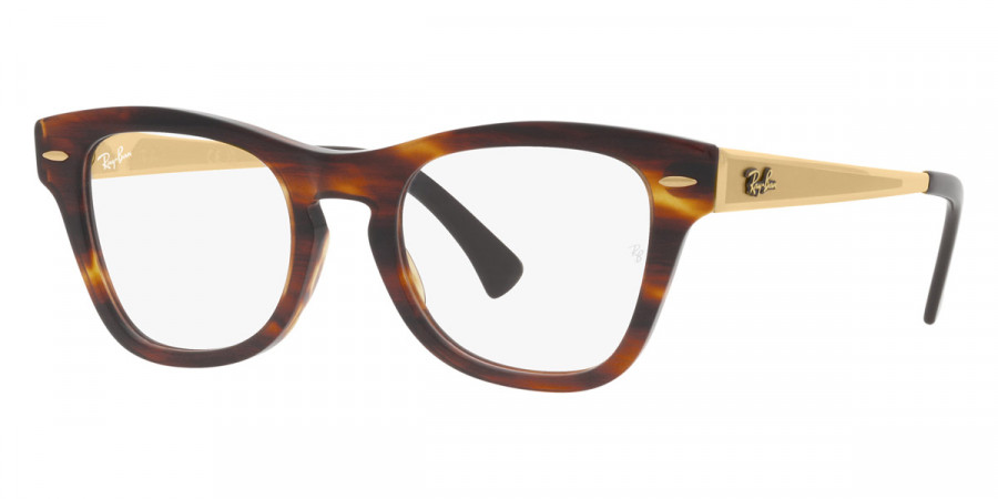 Color: Striped Havana (2144) - Ray-Ban RX0707VM214448