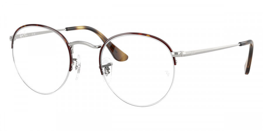 Ray-Ban™ Round Gaze RX3947V 3178 53 - Havana on Silver