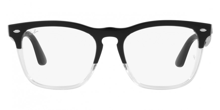 Ray-Ban™ Steve RX4487VF 8193 54 Black on Transparent Eyeglasses