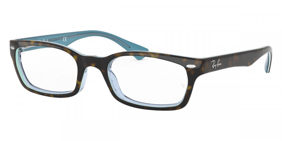 Color: Havana On Transparent Azure (5023) - Ray-Ban RX5150502350