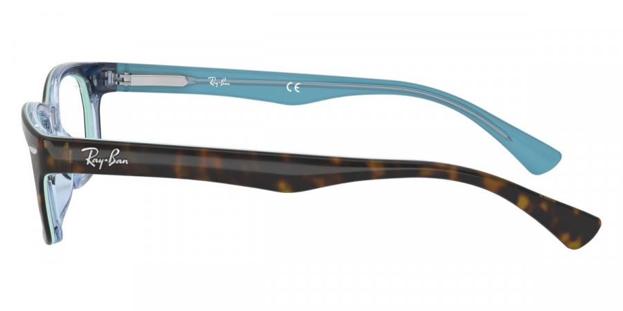 Color: Top Havana on Transparent Azure (5023) - Ray-Ban RX5150502348