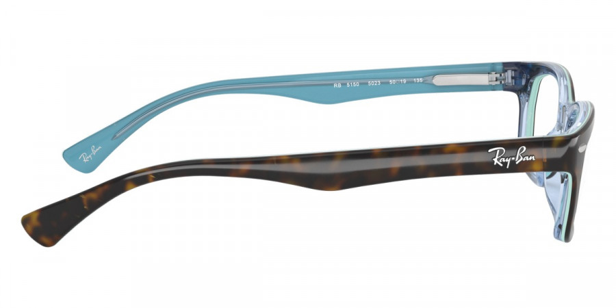 Color: Havana On Transparent Azure (5023) - Ray-Ban RX5150502350