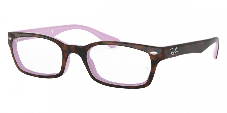 Color: Top Havana on Opaline Violet (5240) - Ray-Ban RX5150524050