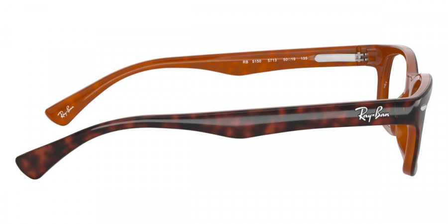 Color: Top Havana on Light Brown (5713) - Ray-Ban RX5150571352