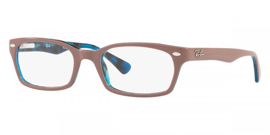 Color: Top Light Brown on Havana Blue (5715) - Ray-Ban RX5150571550