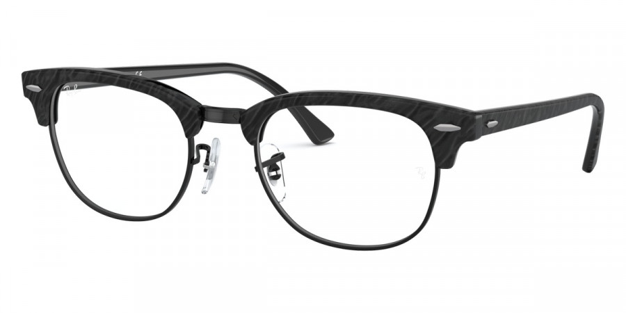 Color: Wrinnkled Black On Black (8049) - Ray-Ban RX5154804949