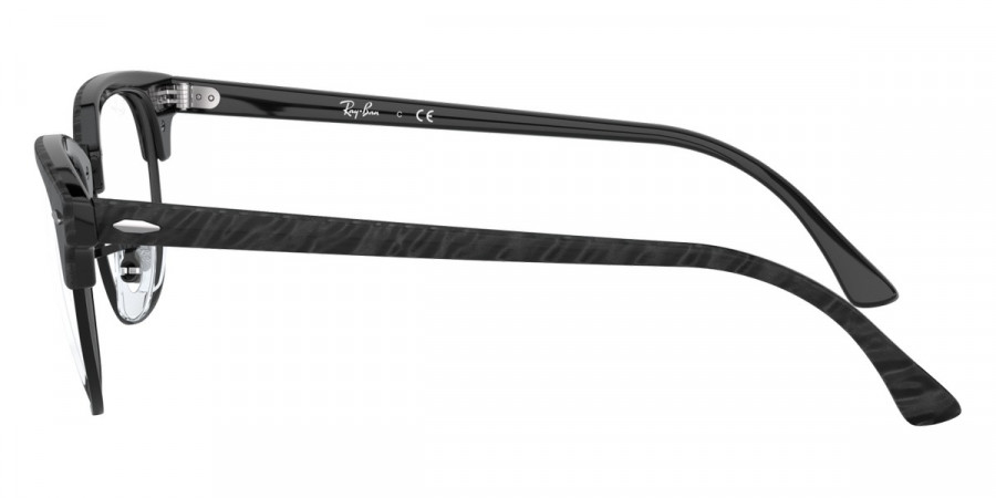 Color: Wrinnkled Black On Black (8049) - Ray-Ban RX5154804949