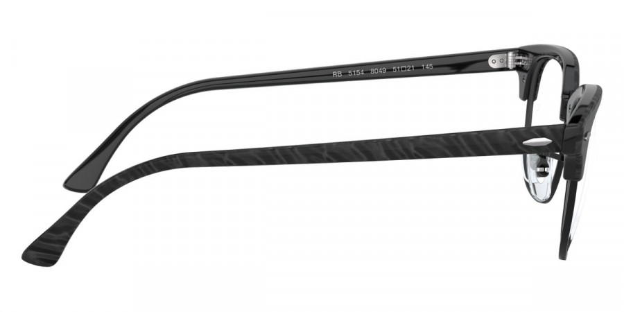 Color: Wrinnkled Black On Black (8049) - Ray-Ban RX5154804949