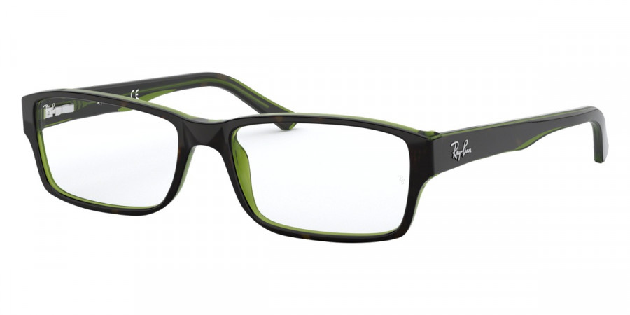 Color: Havana On Green Transparent (2383) - Ray-Ban RX5169238354