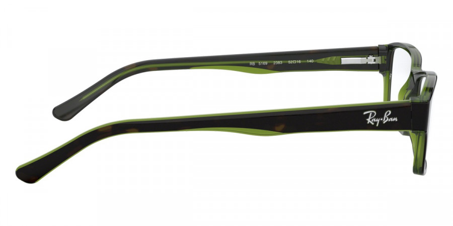 Color: Havana On Green Transparent (2383) - Ray-Ban RX5169238354