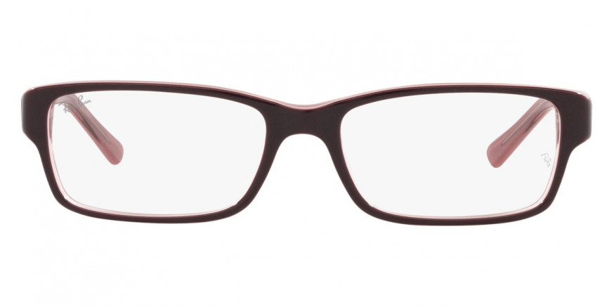 Ray-Ban™ RX5169 8120 52 Brown on Transparent Pink Eyeglasses