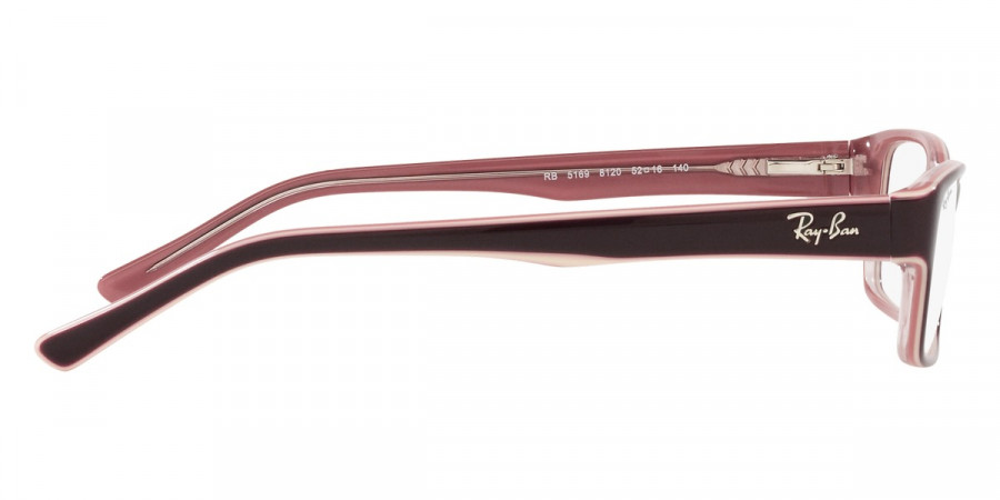 Color: Brown on Transparent Pink (8120) - Ray-Ban RX5169812054