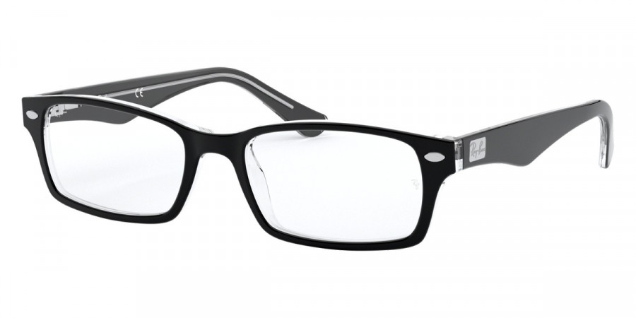 Color: Black On Transparent (2034) - Ray-Ban RX5206203454