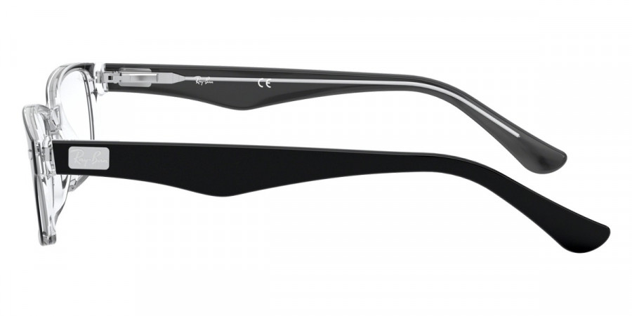 Color: Black On Transparent (2034) - Ray-Ban RX5206203454