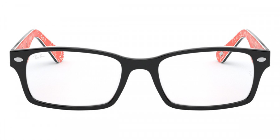 Ray-Ban™ RX5206 2479 54 - Black On Texture Red