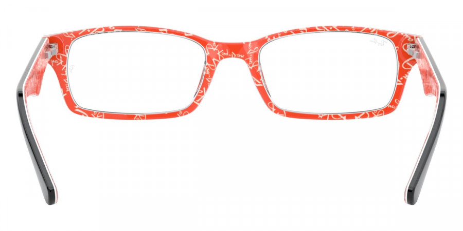 Color: Black On Texture Red (2479) - Ray-Ban RX5206247954