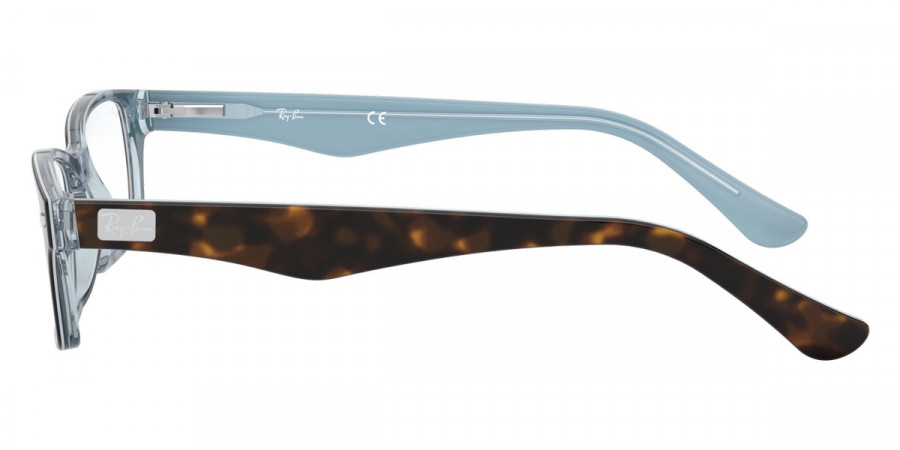 Color: Havana On Transparent Azure (5023) - Ray-Ban RX5206502354