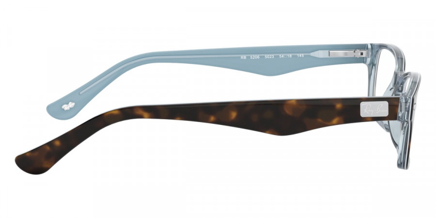 Color: Havana On Transparent Azure (5023) - Ray-Ban RX5206502352