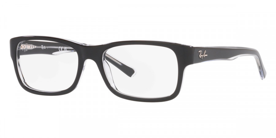 Color: Black on Transparent (2034) - Ray-Ban RX5268203450