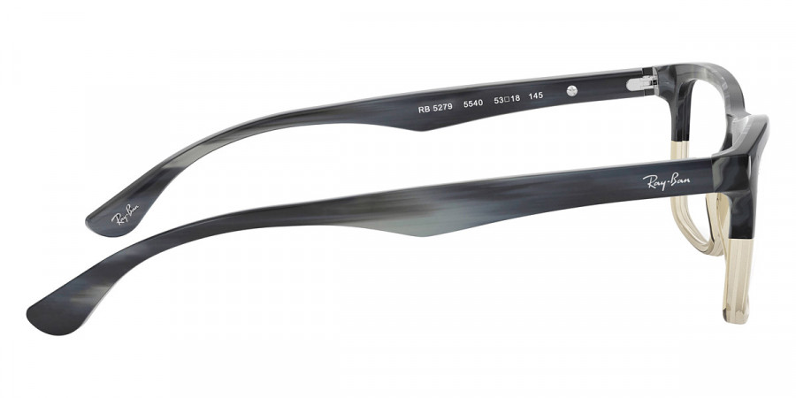 Color: Gray Horn Gradient Gray (5540) - Ray-Ban RX5279554055