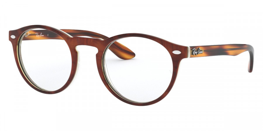 Color: Top Havana Brown Horn Beige (5677) - Ray-Ban RX5283567749