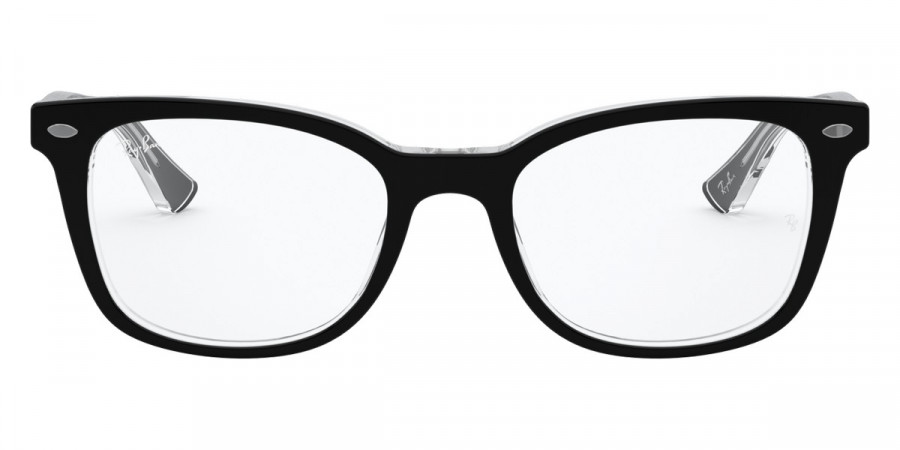 Ray-Ban™ RX5285 2034 53 - Black On Transparent