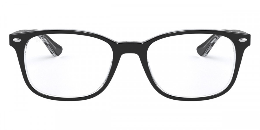 Ray-Ban™ RX5375 2034 56 - Black on Transparent