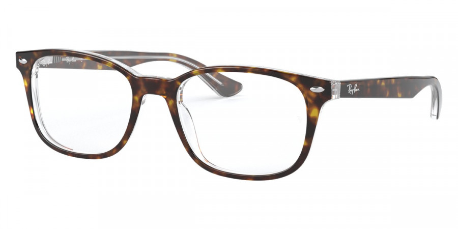 Color: Havana on Transparent/Tortoise (5082) - Ray-Ban RX5375508256