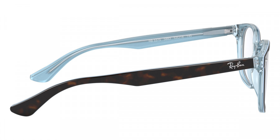 Color: Havana on Light Blue/Tortoise (5883) - Ray-Ban RX5375588356