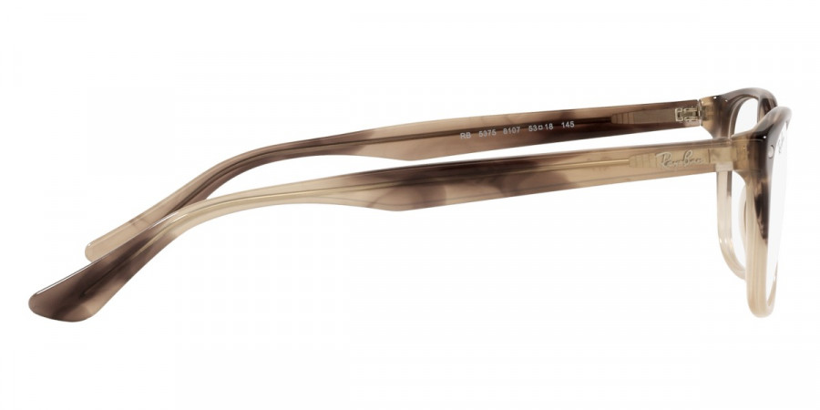 Color: Gradient Brown Havana (8107) - Ray-Ban RX5375810751