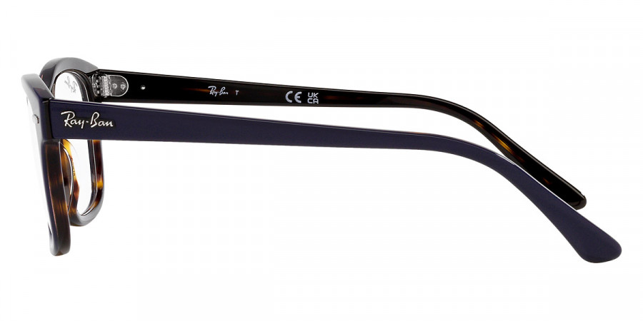 Color: Blue on Havana (8283) - Ray-Ban RX5383828356