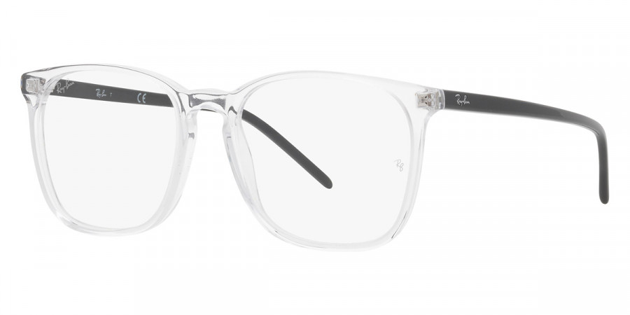 Color: Transparent/Gray (8181) - Ray-Ban RX5387818154