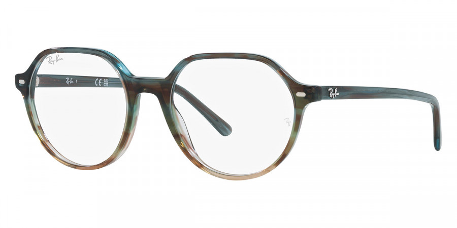 Color: Striped Blue and Green (8252) - Ray-Ban RX5395825251