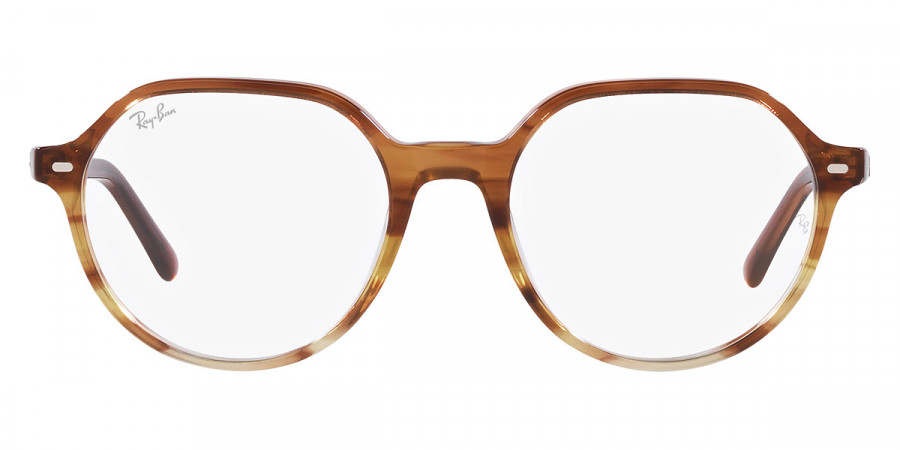 Ray-Ban™ Thalia RX5395 8253 51 - Striped Brown and Yellow